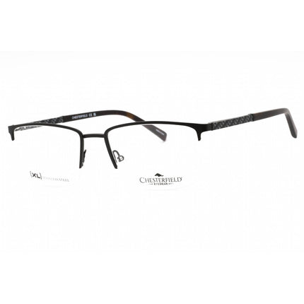 Chesterfield Men's Eyeglasses - Matte Black Metal Rectangular Frame | CH 98XL 0003 00 ,