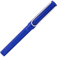 Lamy Rollerball Pen - Safari Shiny Blue Plastic Body | L314RBBLU-BLK ,