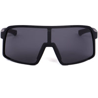Invicta Unisex Sunglasses - Black TR90 Shield Full Rim Frame Smoke Lens | IEW053-01 ,