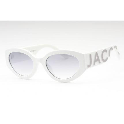 Marc Jacobs Women's Sunglasses - White Grey Plastic Cat Eye | MARC 694/G/S 0HYM IC ,