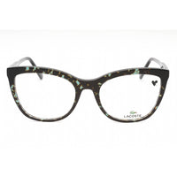 Lacoste Women's Eyeglasses - Havana/Azure Plastic Cat Eye Full Rim Frame | L2884 215 ,