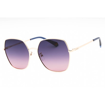 Polaroid Core Women's Sunglasses - Gold Blue Butterfly Frame | PLD 6178/G/S 0LKS Z7 ,