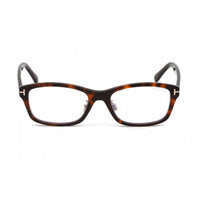 Tom Ford unisex Eyeglasses - Dark Havana Plastic Rectangular Frame | FT5724-D-B 052 ,