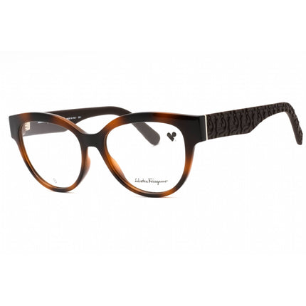 Salvatore Ferragamo Women's Eyeglasses - Tortoise Cat Eye Full Rim Frame | SF2957E 240 ,
