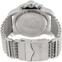 Invicta Men's Watch - Pro Diver Chronograph Red Dial Steel Mesh Bracelet | 47587 ,