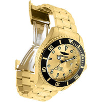 Invicta Men's Watch - Pro Diver Gold Tone Dial Steel Bracelet Rotating Bezel | 35723 ,