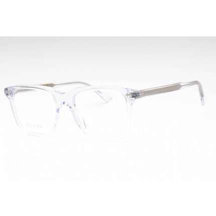 Gucci Men's Eyeglasses - Crystal Plastic Square Shape Full Rim Frame | GG0737O 018 ,