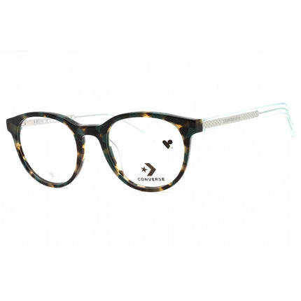 Converse Unisex Eyeglasses - Teal Tokyo Tortoise Plastic Round Frame | CV5081 446 ,