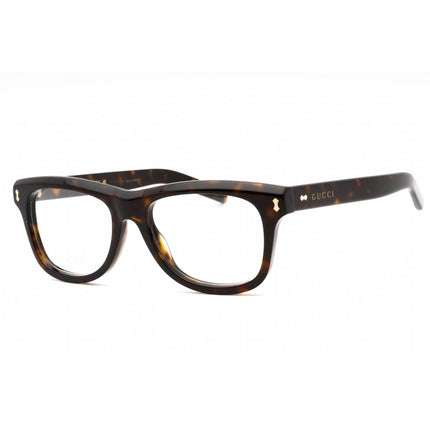 Gucci Unisex Eyeglasses - Havana Plastic Full Rim Cat Eye Shape Frame | GG1526O 006 ,