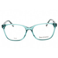 Juicy Couture Women's Eyeglasses - Crystal Teal Cat Eye Plastic Frame | JU 213 0VGZ 00 ,