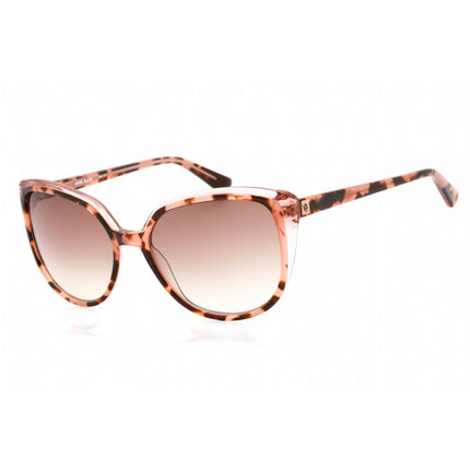 Anne Klein Women's Sunglasses - Blush Tortoise Butterfly Plastic Frame | AK7077 690 ,