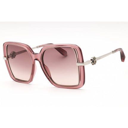 Roberto Cavalli Women's Sunglasses - Transparent Pink Full Rim Frame | SRC007 0D48 ,