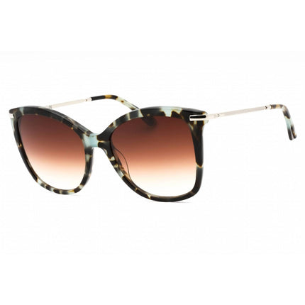 Calvin Klein Women's Sunglasses - Aqua Tortoise Oversized Acetate Frame | CK22514S 444 ,