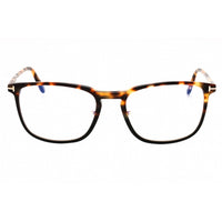 Tom Ford Men's Eyeglasses - Havana/Other Acetate Rectangular Frame | FT5699-B 056 ,