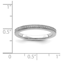 14k White Gold Stackable Expressions Diamond Ring | SK2104 ,