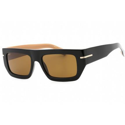 Hugo Boss Men's Sunglasses - Black Plastic Rectangular Frame | BOSS 1502/S 0807 70 ,