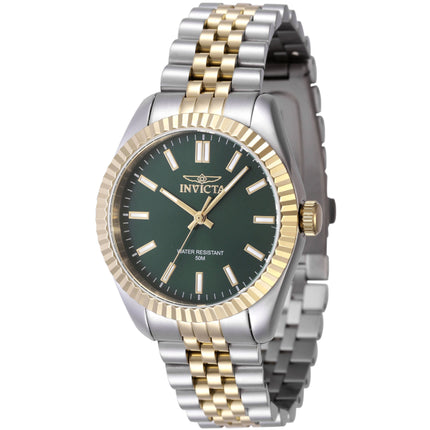 Invicta Women's Quartz Watch - Specialty Green Dial Two Tone Bracelet | 47501 ,