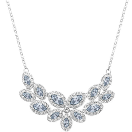 Swarovski Women's Necklace - Baron Clear Crystal Leaf Shaped Crystal Pave | 5140338 ,