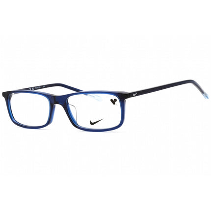 Nike Unisex Eyeglasses - Midnight Navy Rectangular Full Rim Frame | NIKE 7252 403 ,