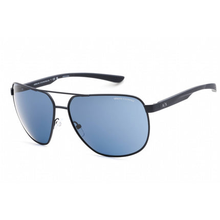 Armani Exchange Men's Sunglasses - Matte Blue Metal Aviator Frame | 0AX2047S 609980 ,