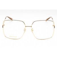Gucci Women's Eyeglasses - Gold Metal Full Rim Oversized Shape Frame | GG1284OA 001 ,