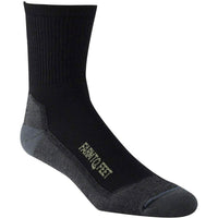 Farm to Feet Men's Socks - Denver Lightweight 3/4 Crew, Black | 7061-001-BLK ,