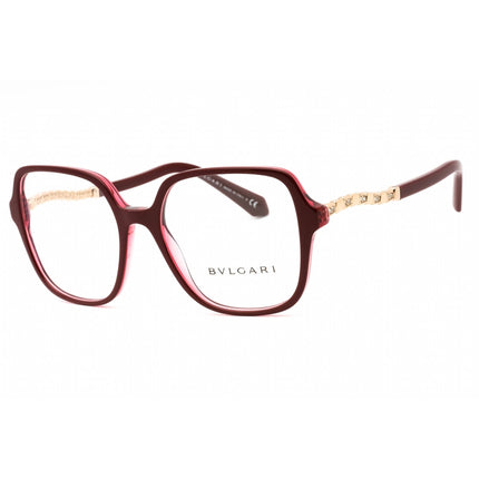 Bvlgari Women's Eyeglasses - Bordeaux Plastic Full Rim Butterfly Frame | 0BV4201B 5469 ,