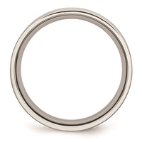 Stainless Steel Grooved 6mm Polished Band | SR99 ,