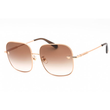 Versace Women's Sunglasses - Rose Gold Frame Brown Gradient Lens | 0VE2246D 141213 ,