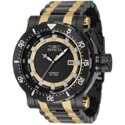 Invicta Men's Chrono Watch - Coalition Forces Gold Tone, Black Dial Bracelet | 41159 ,