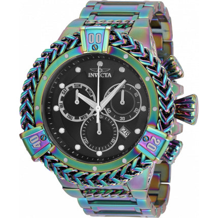 Invicta Men's Watch - Bolt Quartz Chronograph Black Dial Iridescent Bracelet | 35572 ,