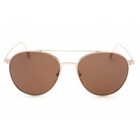 Tom Ford Men's Sunglasses - Shiny Rose Gold Pilot Frame Brown Lens | FT0691 28E ,