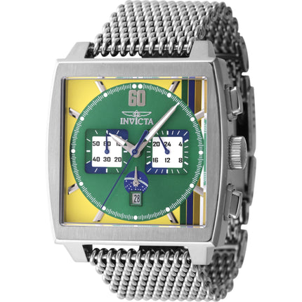 Invicta Men's Watch - Invicta Racing Quartz Chronograph Silver Tone Bracelet | 47606 ,