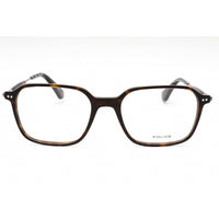 Police Men's Eyeglasses - Dark Tortoise Plastic Rectangular Full Rim | VPLE98 0722 ,