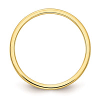 10K Gold 1.2mm Half Round Satin Stackable Band | 1STK24-120Y ,