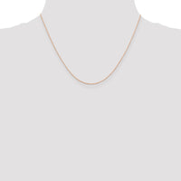 14k Rose Gold .5 mm Cable Rope Chain | PEN324 ,
