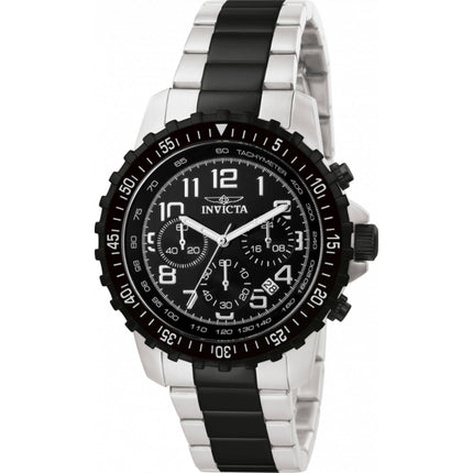 Invicta Men's Watch - Specialty Chrono Black Dial Two Tone Steel Bracelet | 1326 ,