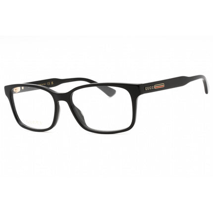 Gucci Men's Eyeglasses - Black Acetate Rectangular Frame Clear Lens | GG0826O 004 ,
