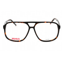 Hugo Men's Eyeglasses - Havana Plastic Pilot Full Rim Frame | HG 1200 0086 00 ,