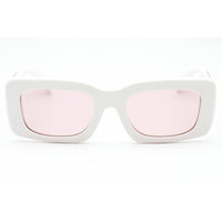 Versace Women's Sunglasses - White Rectangular Shape Frame Pink Lens | 0VE4444U 314/5 ,