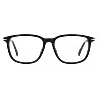 David Beckham Men's Eyeglasses - Black Gold Plastic/Metal Frame | DB-7074/F 02M2 ,