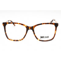 Just Cavalli Women's Eyeglasses - Shiny Brown Yellow Tortoise Full Rim | VJC007 0743 ,