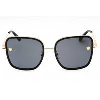 Versace Women's Sunglasses - Black Metal Full Rim Square Shape Frame | 0VE2247D 143887 ,