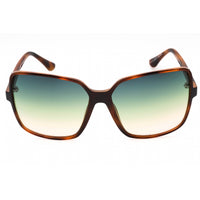 Guess Women's Sunglasses - Blonde Havana Oversized Frame Green Lens | GU7812 53P ,