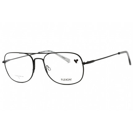 Flexon Men's Eyeglasses - Black Metal Full Rim Frame | FLEXON H6066 001 ,