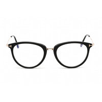 Tom Ford Men's Eyeglasses - Shiny Black Acetate/Metal Cat Eye Frame | FT5640-B 001 ,