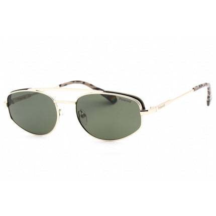 Polaroid Core Women's Sunglasses - Gold Metal Oval Full Rim Frame | PLD 6130/S 0J5G UC ,