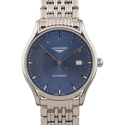 Longines Men's Watch - Lyre Automatic Blue Dial Stainless Steel Bracelet | L49614926 ,