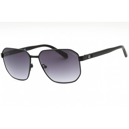 Guess Factory Men's Sunglasses - Matte Black Full Rim Geometric Frame | GF5086 02B ,