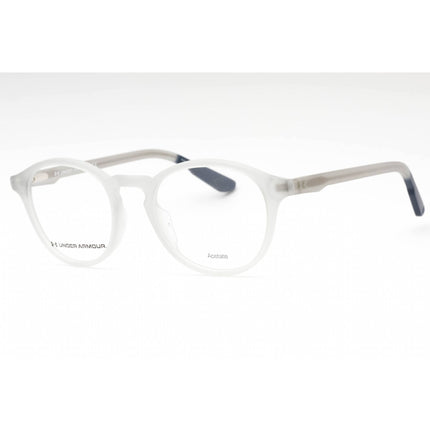 Under Armour Men's Eyeglasses - Grey Round Frame Clear Demo Lens | UA 5017/G 0KB7 00 ,